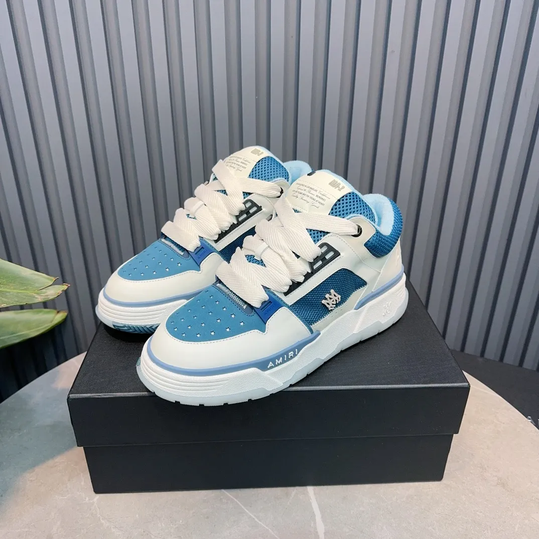 Men's shoes 💰660💰 AMIRI AMIRI trendy brand hot sale 🔥 Available all year round, couples 💑 Official website synchronization Imported fabrics 1⃣️ vs 1⃣️ replica, original factory special original sole, 35-45 (45. non-refundable)